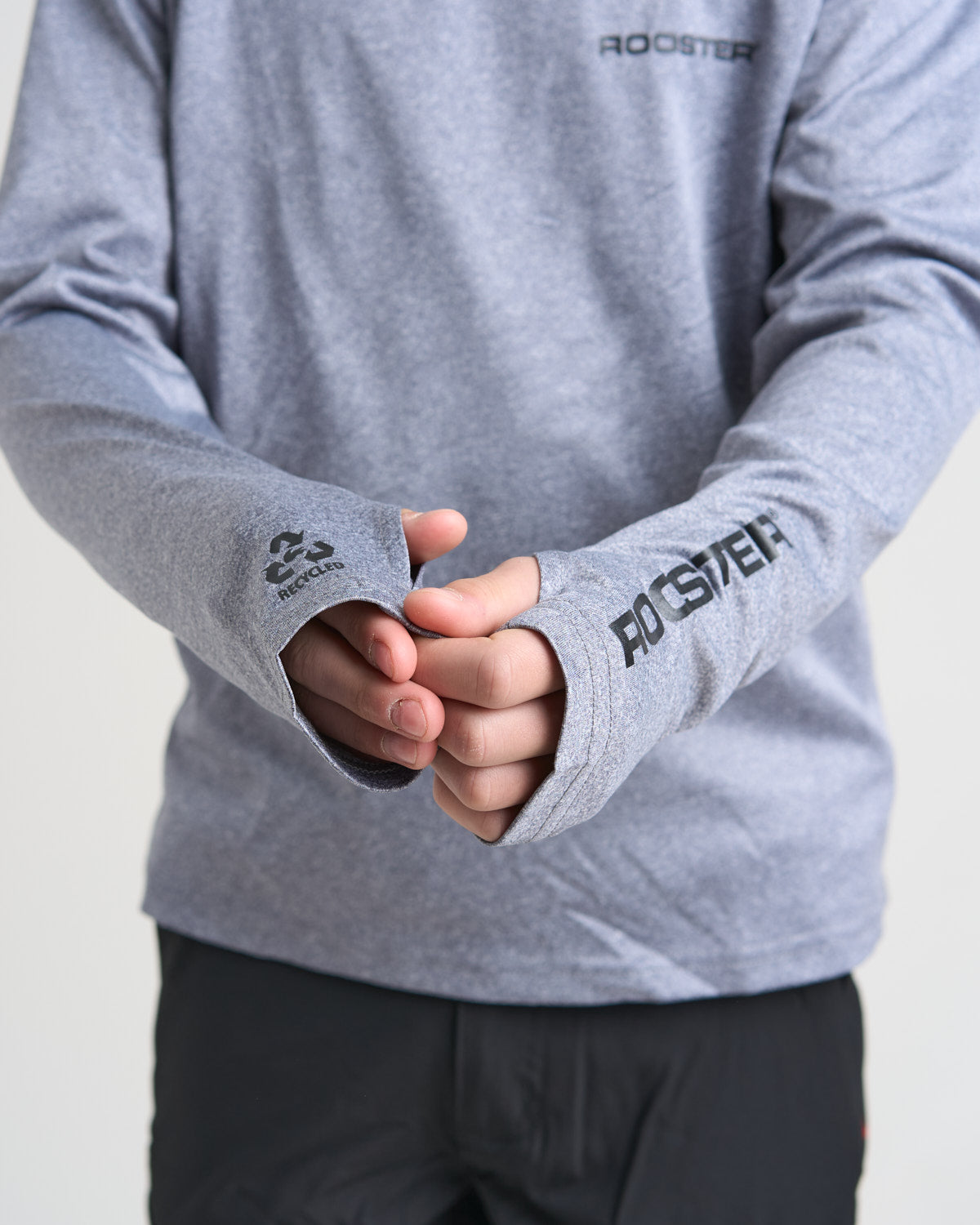 JUNIOR Hooded Quick Dry UVF 50+ Tech T-Shirt Long Sleeved