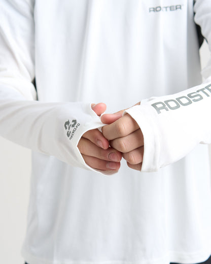 JUNIOR Hooded Quick Dry UVF 50+ Tech T-Shirt Long Sleeved