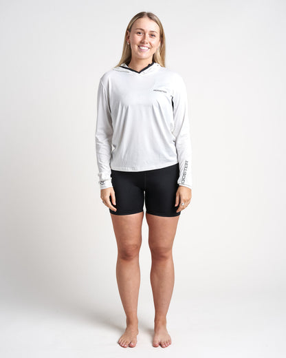 Hooded Quick Dry UVF 50+ Tech T-Shirt Long Sleeved