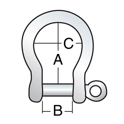 5mm Bow Shackle