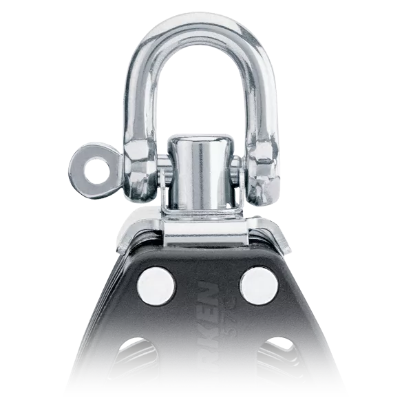 57mm Triple Ratchamatic® Block — Swivel, Becket, Cam Cleat