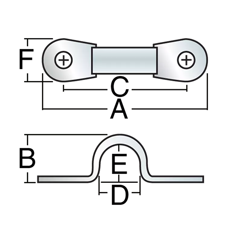 38mm Standard Eyestrap – Set of 2